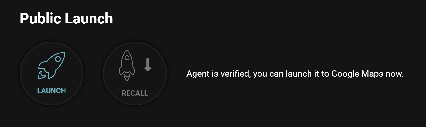 अपने Google मैप्स प्रोफ़ाइल के चैट बटन पर अपना वर्चुअल एजेंट लॉन्च करना
