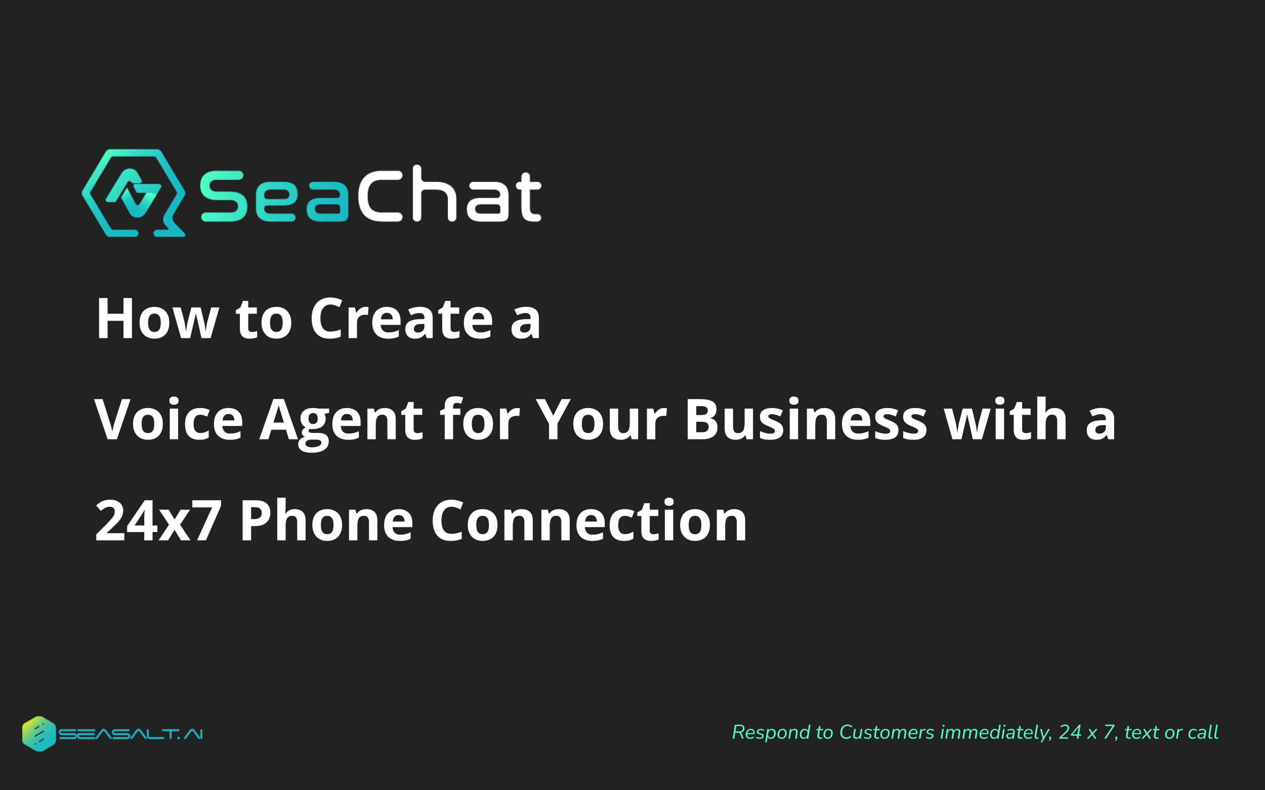 How to Create an Awesome Voice Agent Chatbot for Your Business with a 24/7 Phone Connection