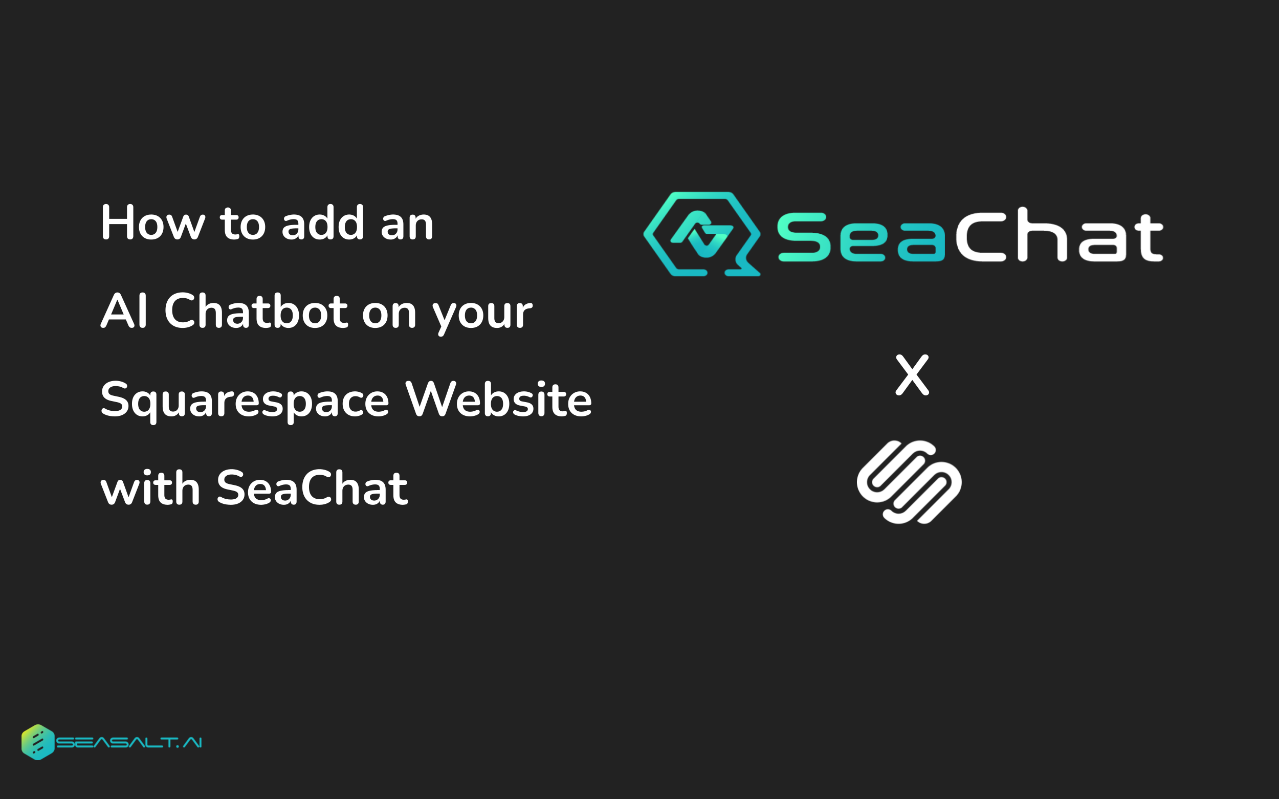 How to add an AI Chatbot on your Squarespace Website with SeaChat